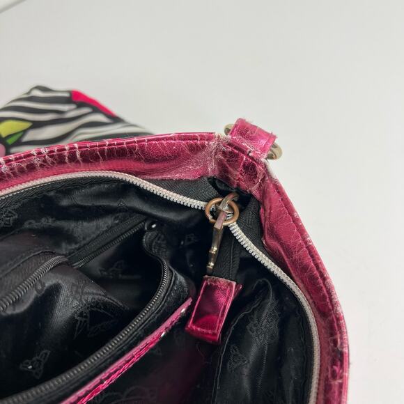 Betsey Johnson Betseyville Floral Bag Missing Strap - Picture 10 of 13